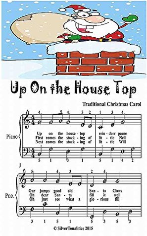 Read online Up On the House Top Simplified Piano Sheet Music Junior Edition - Christmas Carol | PDF