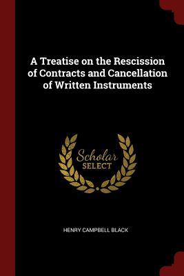 Download A Treatise on the Rescission of Contracts and Cancellation of Written Instruments - Henry Campbell Black | PDF