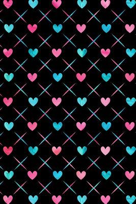 Download Bullet Journal Notebook Quilted Watercolor Hearts Pattern 5: 112 Page Numbered Dot Grid Bullet Journal with Index Pages and Key Pages in Portable 6 X 9 Size. - NOT A BOOK | ePub