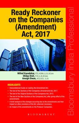 Read Ready Reckoner on the Companies (Amendment) Act, 2017 - Shilpa Dixit | PDF