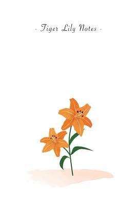 Download Tiger Lily Notes: 6x9 Ruled Lined Notebook - Watercolor Texture Botanic Flower Illustration Cover. Matte Softcover and White Interior Papers. -  file in PDF