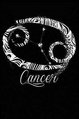 Download Notebook: Cancer Symbol Zodiac Sign June July Birthday Gift Black Lined Journal Notebook Writing Diary - 120 Pages 6 x 9 -  file in PDF
