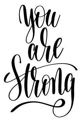 Read You Are Strong: 6x9 College Ruled Line Paper 150 Pages - Startup file in PDF